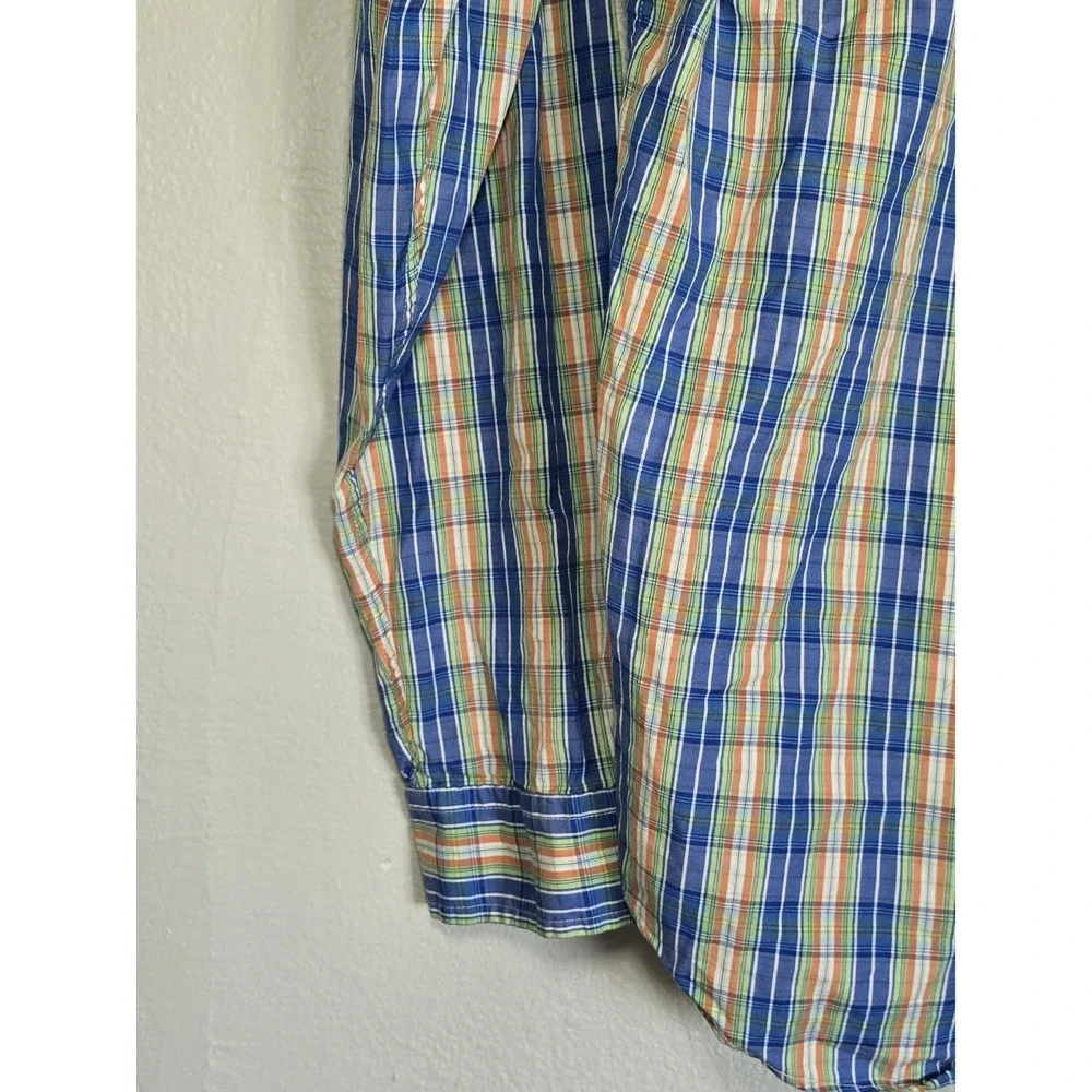 Ralph Lauren Plaid Button‎ Down Long Sleeve Shirt Preppy Casual L(16/18)